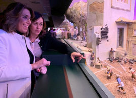 Susana Díaz y Ana Caballero Museo Arte Belenista