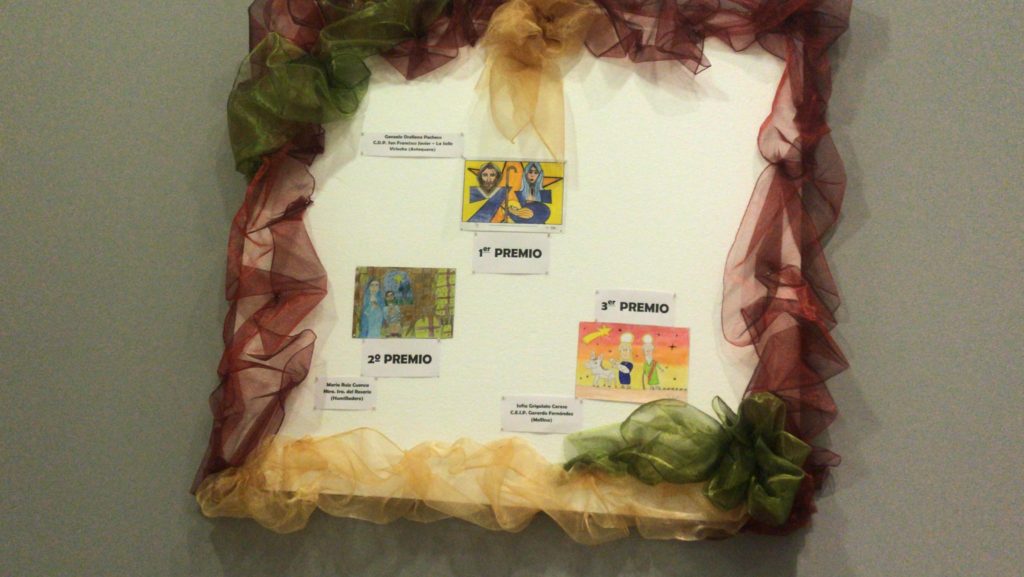 Ganadores concurso felicitaciones Navidad Museo Arte Belenista Mollina