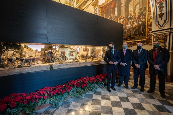 Inauguración del belén del Palacio de San Telmo